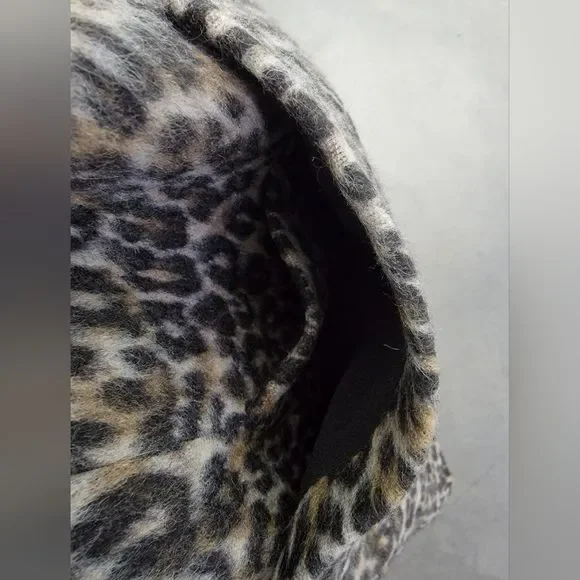 *NWT* KATE SPADE Stunning Brushed Brown Leopard Sugarcoat Cocoon Style Topper - Picture 11 of 16